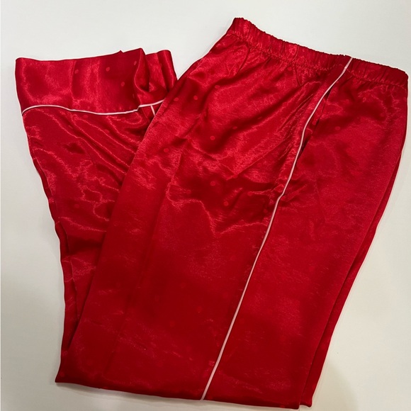 Victoria's Secret Red Pajama Pants with Elastic Waistband - Picture 6 of 9